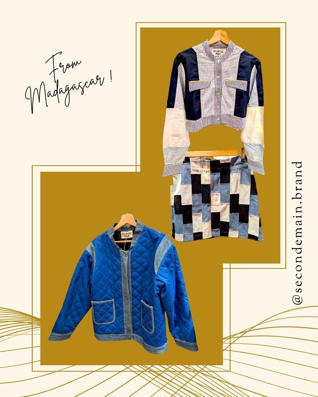 L'art de la recomposition avec Seconde Main !
Vous pouvez retrouver les modèles de Seconde Main sur Paris tout au long du mois de décembre. La marque associe upcycling et denim (mais pas que) pour une mode streetwear qui joue cet art de la recomposition avec précision. Partir de l’existant n’est pas chose aisée , mais la créatrice de Seconde Main qui agit depuis Madagascar, vient à la rencontre des parisiens amoureux d’une mode repensée, pour montrer que l’on peut faire moins, mieux, et transformer ce qui reste en ce qui dure, sans perdre une once de style.

📍PopUp – 1–7 décembre – 101 rue de Turenne, Paris 3ème
📍PopUp – 8–23 décembre – 126 rue de Turenne, Paris 3ème
📍PopUp – 15–30 décembre – 37 rue des Petites-Écuries, Paris 10ème 

@secondemain.brand

#upcycling #popup #slowfashion

#standwithukraine 💙💛