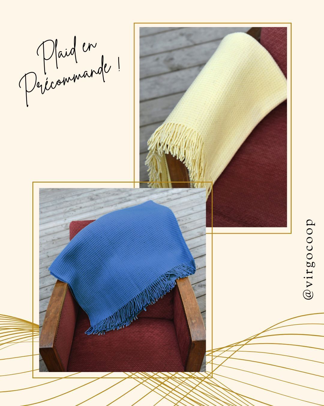Les premiers plaids XXL de Virgocoop, 100% laine lacaune et 100% écologiques sont 
disponibles !

Ce magnifique plaid, tissé en nid d’abeille vous apportera la douceur et la beauté des paysages de Lozère. Disponible en précommande, il est une preuve que l’on peut agir pour l’écologie et la relocalisation de nos filières textile, grâce à l’utilisation d’une laine locale qui est encore trop souvent jetée ou brûlée. 
Virgocoop a relancé la filière avec une trentaine d’éleveurs, en Lozère, sur les causses Méjean et de Sauveterre, en rémunérant la laine et la collecte. Lavée en Belgique, puis filée en France, la laine est ensuite tissée au sein de leur atelier Tissages d’Autan dans le Tarn. Un confort disponible en 3 teintes.
A retrouver et à commander sur le site de @virgocoop

On rappelle que la Coopérative a également une levée de fonds en cour, histoire de continuer à revitaliser nos territoires. 

#laine #wool #madeinfrance #virgocoop #savoirfaire #tissage #tissonsleterritoire #cooperative #ecology #textile #ecotextile #ess #SlowFashion 
#standwithukraine 💙💛