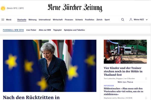 Neue Zurcher Zeitung - presse