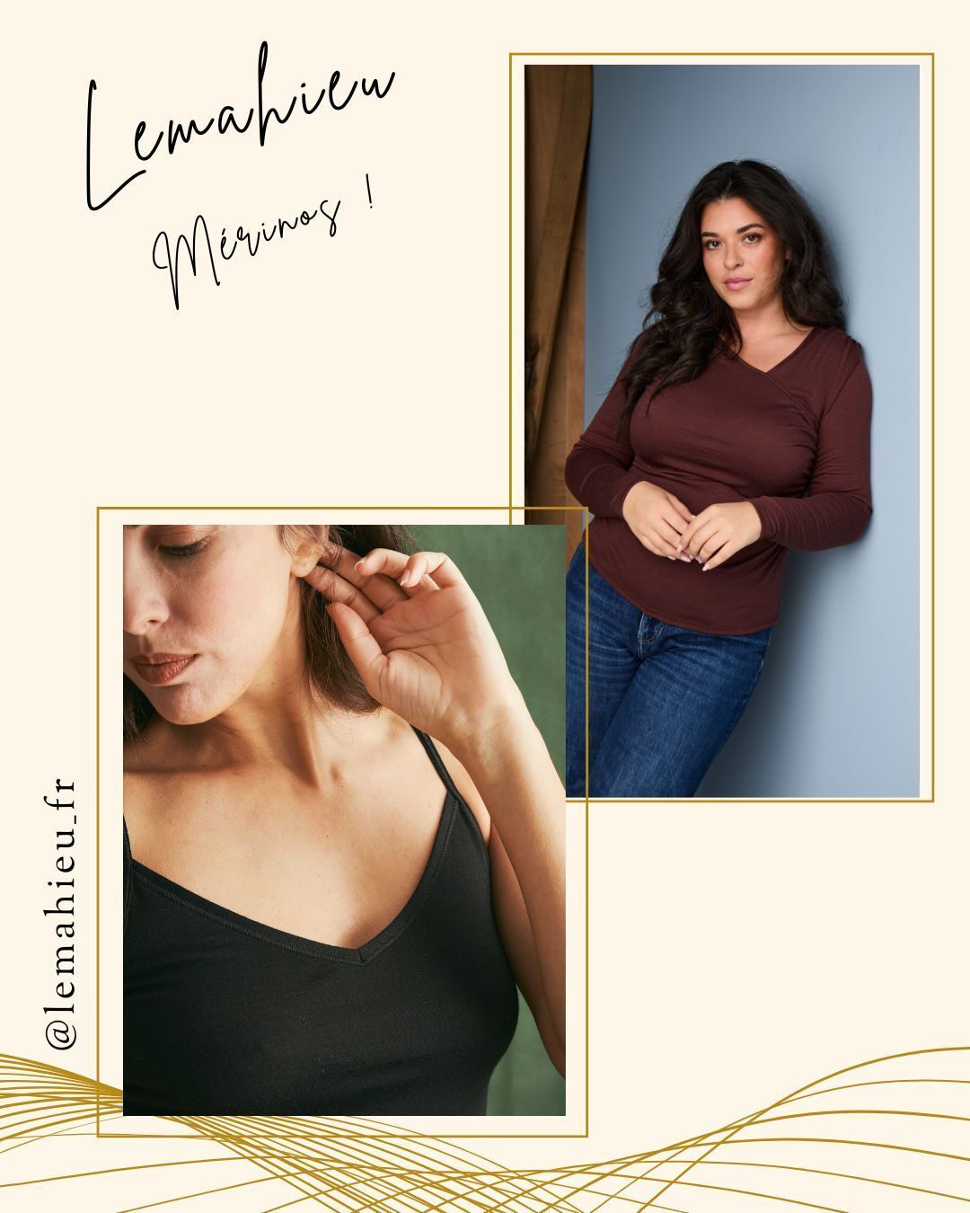 “Vue d’hiver”, est une nouvelle collection proposée par La Maison Lemahieu et placée sous le signe du confort et de l’élégance. Cette ligne met à l’honneur une laine mérinos chaude et tendance, déclinée en tops et jupes intégralement réalisés dans les ateliers de la marque à Saint-André-lez-Lille, au cœur des Hauts-de-France.
T-shirt, manche courte ou longue, jupe, caraco, toute une collection se dévoile en des couleurs sobres et intemporelles conçue toujours avec les trois fondamentaux de la marque française : 
- des intemporels relevés d’une pointe de style, 
- le confort avec des matières pensées par la nature, 
- une fabrication locale pour assurer le circuit le plus court entre fabricant et consommateur. 
@lemahieu_fr 

#madeinfrance #merinos #matierenaturelle #lemahieu
#standwithukraine 💙💛 
@agenceflag